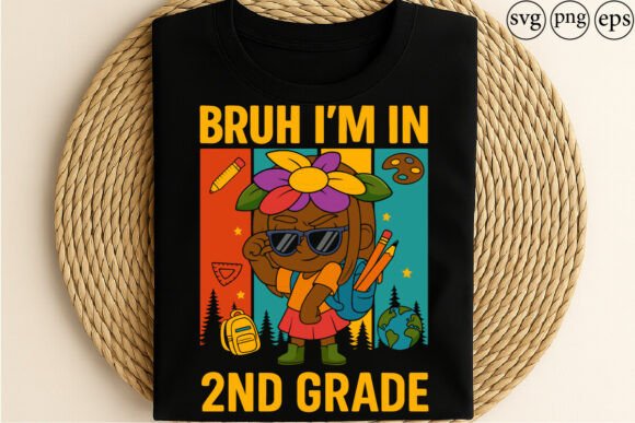 Bruh Im in 2nd Grade: Evaluating the Retro Dabbing Kid Back to School Design