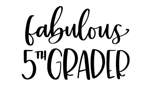 Celebrate the Final Elementary Milestone with a Fabulous Fifth Grader Design
