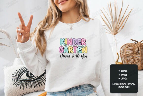 Kindergarten Happy SVG PNG Design