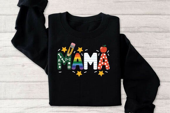 Mama PNG, Teaching Mom Graphic T-Shirt: Evaluating Design Quality and Use Cases for Educators