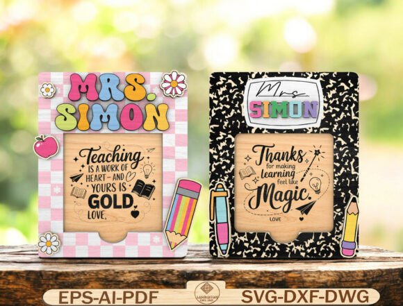 The Art of Personalization: Why a Custom Name Teacher Frame Laser Cut File Is the Ultimate Classroom Keepsake